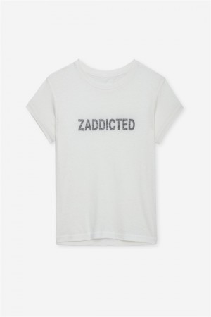 Zadig And Voltaire Charlotte Zaddicted T-shirt Judo | ZV-256274