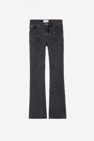 Zadig And Voltaire Elvira Jeans Anthracite | ZV-256203