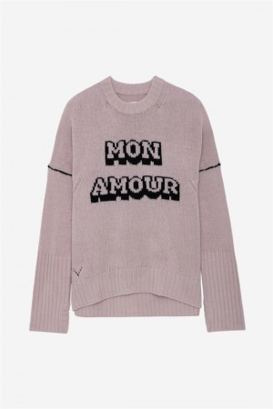 Zadig And Voltaire Malta Mon Amour Sweater Primerose | ZV-256450