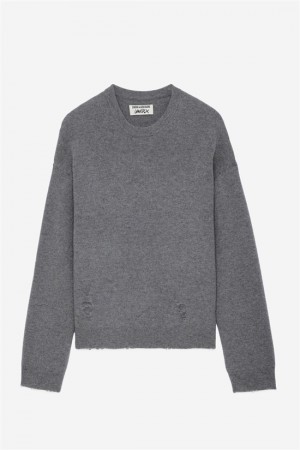 Zadig And Voltaire Marko Jumper Gris Moyen | ZV-255761