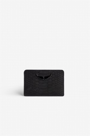 Zadig And Voltaire Pass Soft Wallet Black | ZV-255952