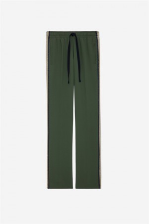 Zadig And Voltaire Pomy Pants Used Kaki | ZV-256232