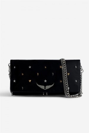 Zadig And Voltaire Rock Lucky Charms Bag Black | ZV-256189