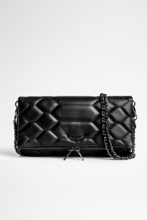 Zadig And Voltaire Rock Mat Scale Bag Black | ZV-256174