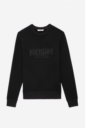 Zadig And Voltaire Simba Sweatshirt Black | ZV-255746