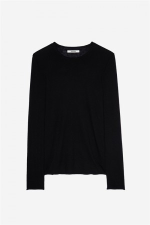 Zadig And Voltaire Teiss Cashmere Sweater Black | ZV-255768