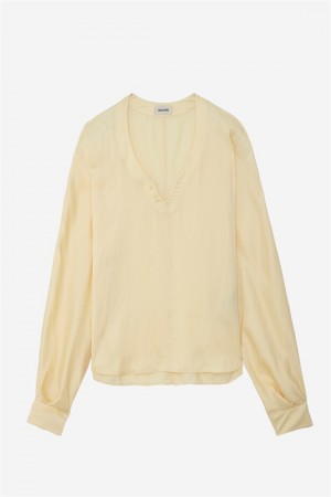 Zadig And Voltaire Tonastir Satin Blouse Shea | ZV-256308