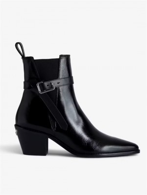 Zadig And Voltaire Tyler Ankle Boots Black | ZV-255659