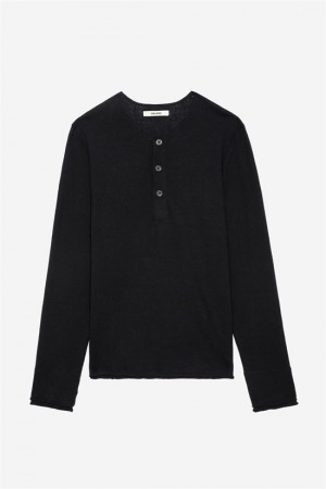 Zadig And Voltaire Veiss Linen Jumper Black | ZV-255762