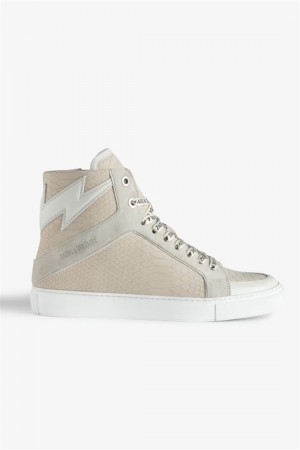 Zadig And Voltaire ZV1747 High Flash Sneakers Flash | ZV-255667