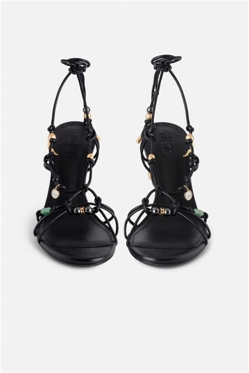 Zadig And Voltaire Alana Sandals Black | ZV-255782