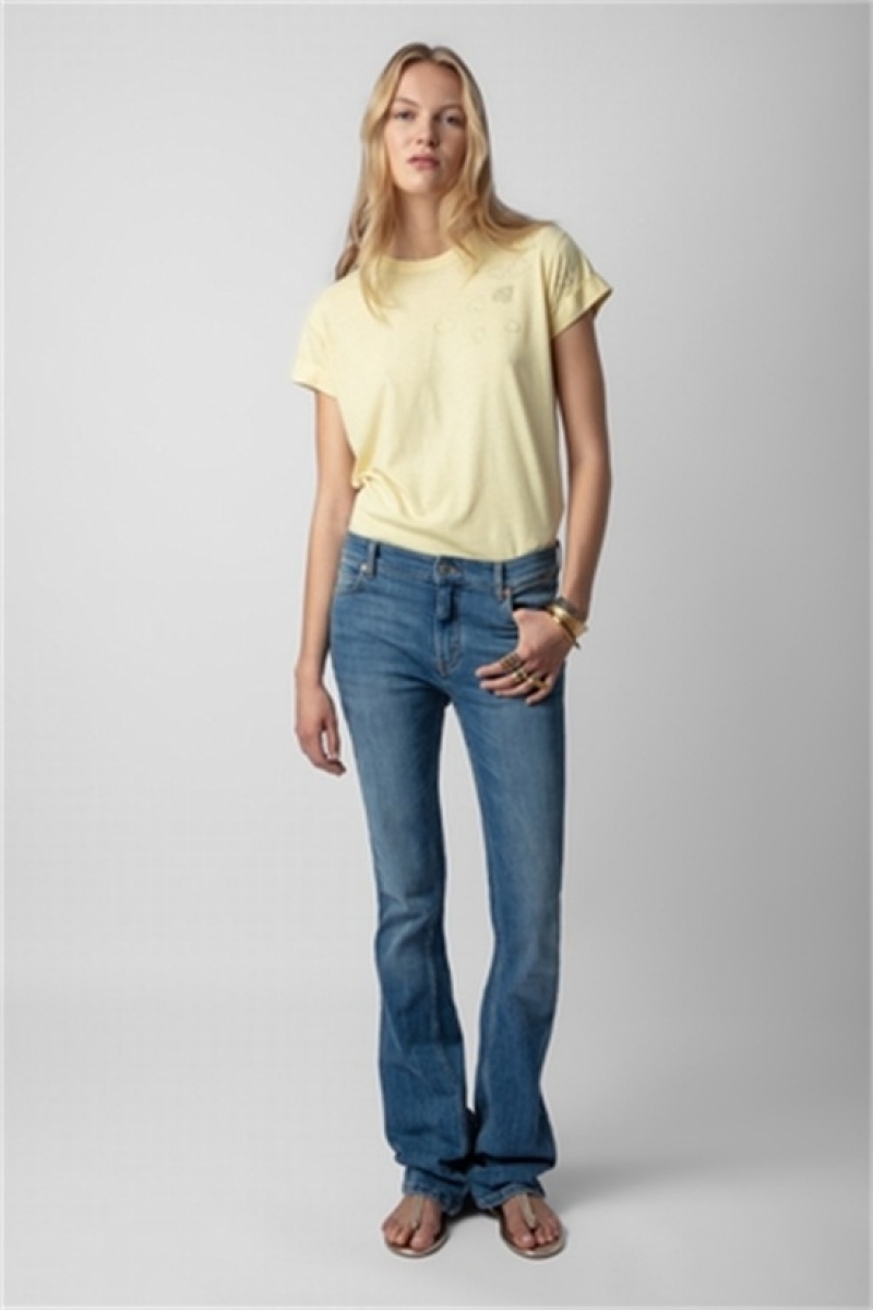 Zadig And Voltaire Anya Diamante T-shirt Shea | ZV-256267