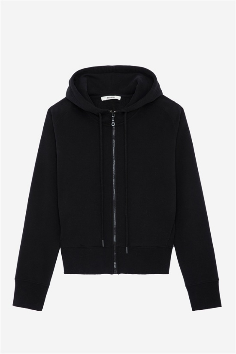 Zadig And Voltaire Aspene Devil Sweatshirt Black | ZV-256246