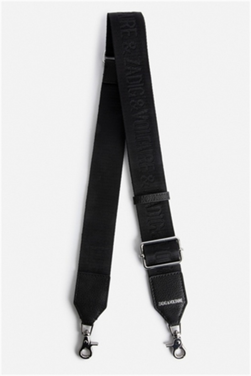 Zadig And Voltaire Bag Strap Black | ZV-255954