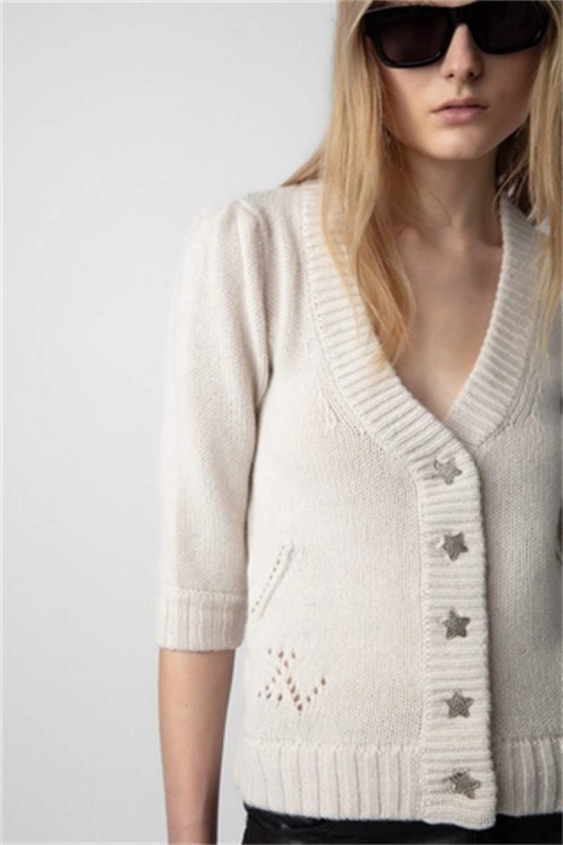 Zadig And Voltaire Betsy Cardigan Off White | ZV-256458