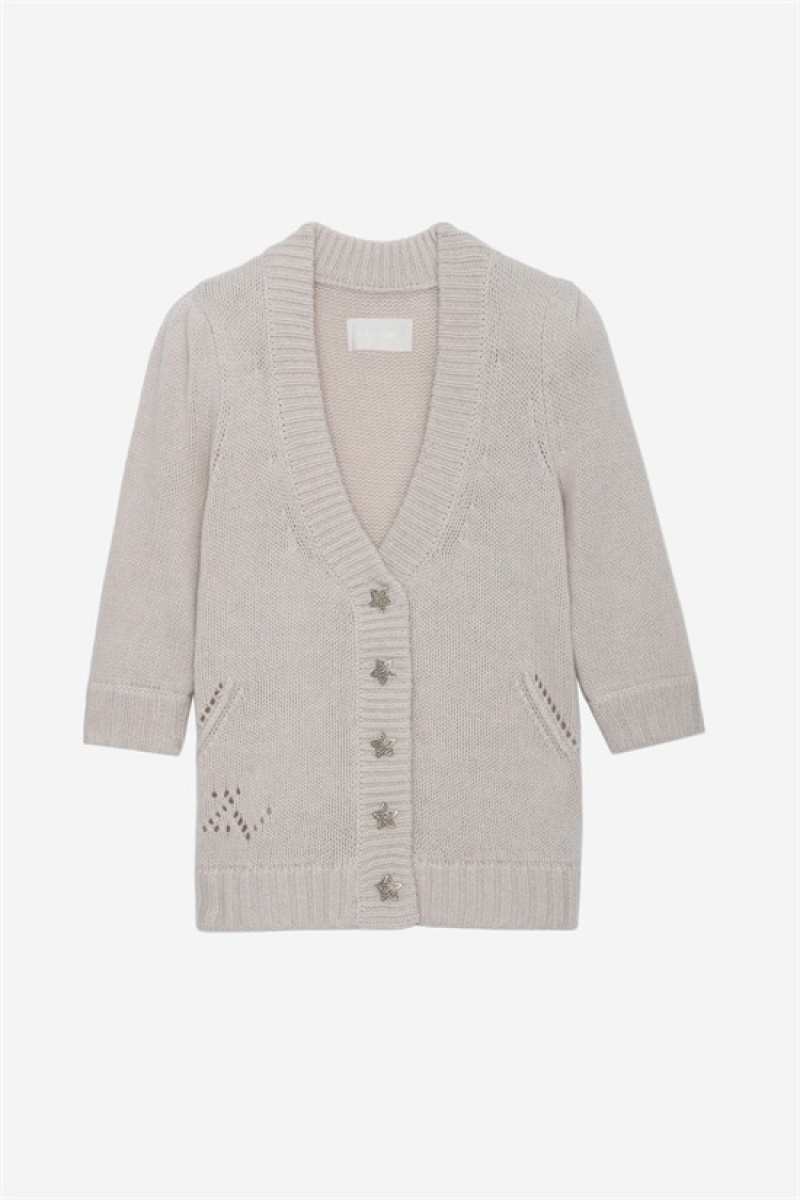 Zadig And Voltaire Betsy Cardigan Off White | ZV-256458