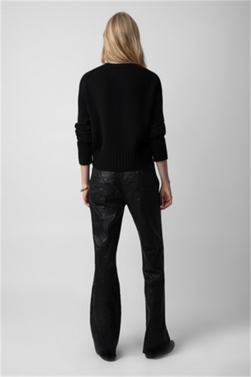 Zadig And Voltaire Bleez Sequin Sweater Black | ZV-256449