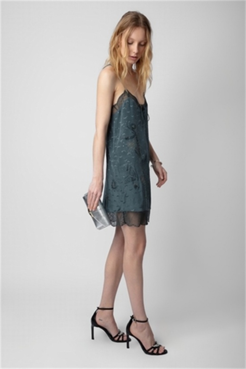 Zadig And Voltaire Calissa Silk Dress Nori | ZV-256396