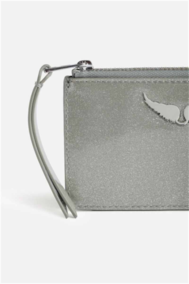 Zadig And Voltaire Card Infinity Wallet Silver | ZV-255920