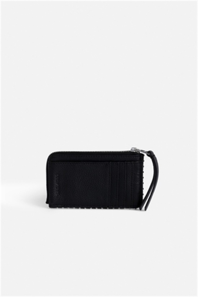 Zadig And Voltaire Card Plumetis Wallet Black | ZV-255911