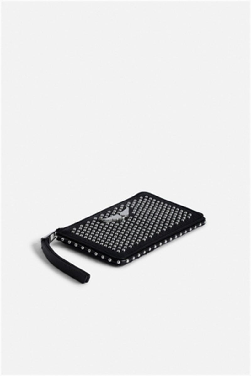 Zadig And Voltaire Card Plumetis Wallet Black | ZV-255911