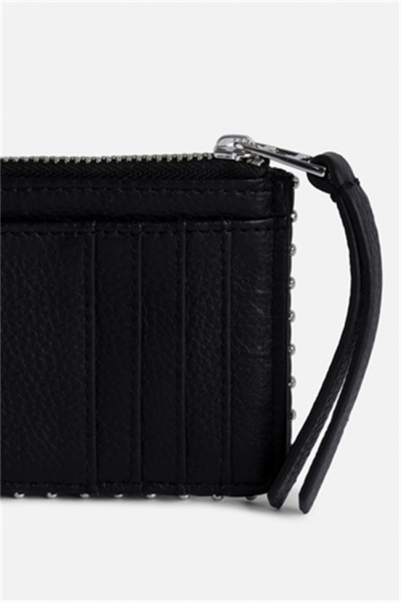 Zadig And Voltaire Card Plumetis Wallet Black | ZV-255911