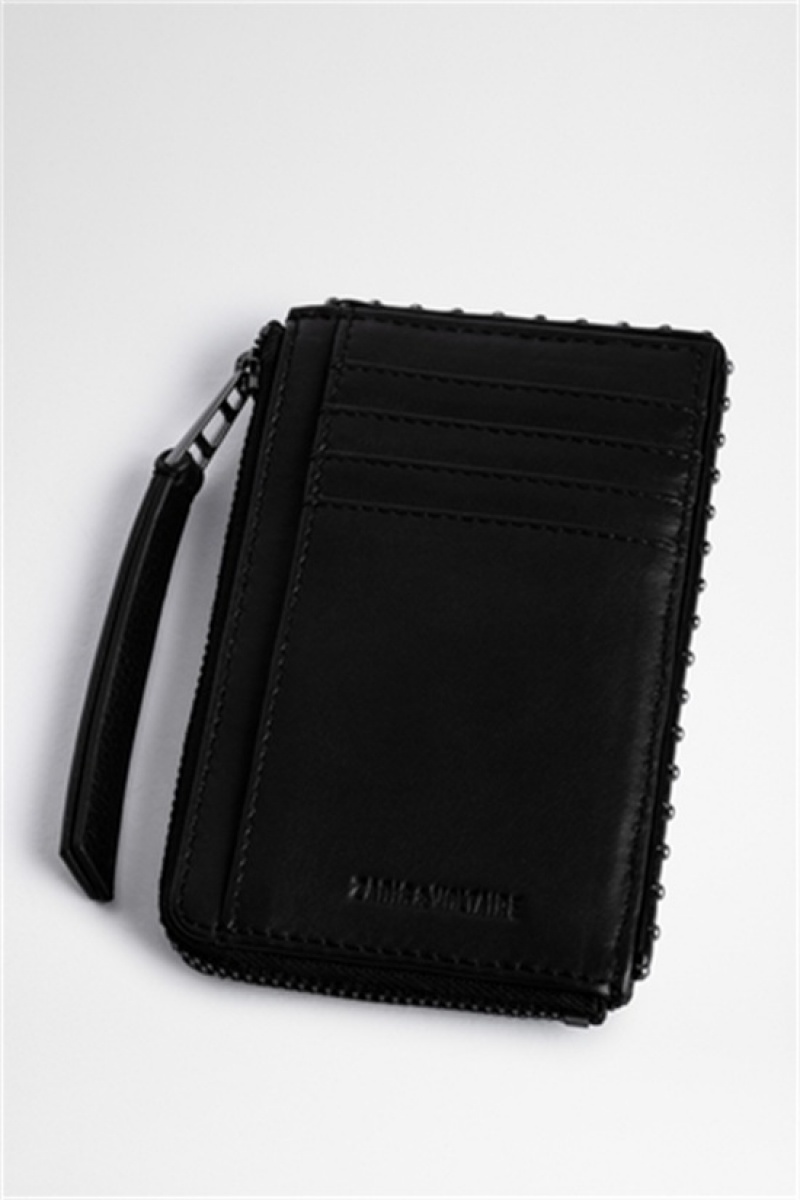 Zadig And Voltaire Card Wallet Black | ZV-255921