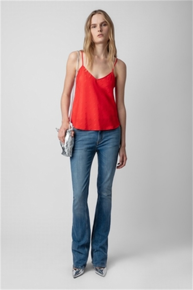 Zadig And Voltaire Casel Silk Top Japon | ZV-256340