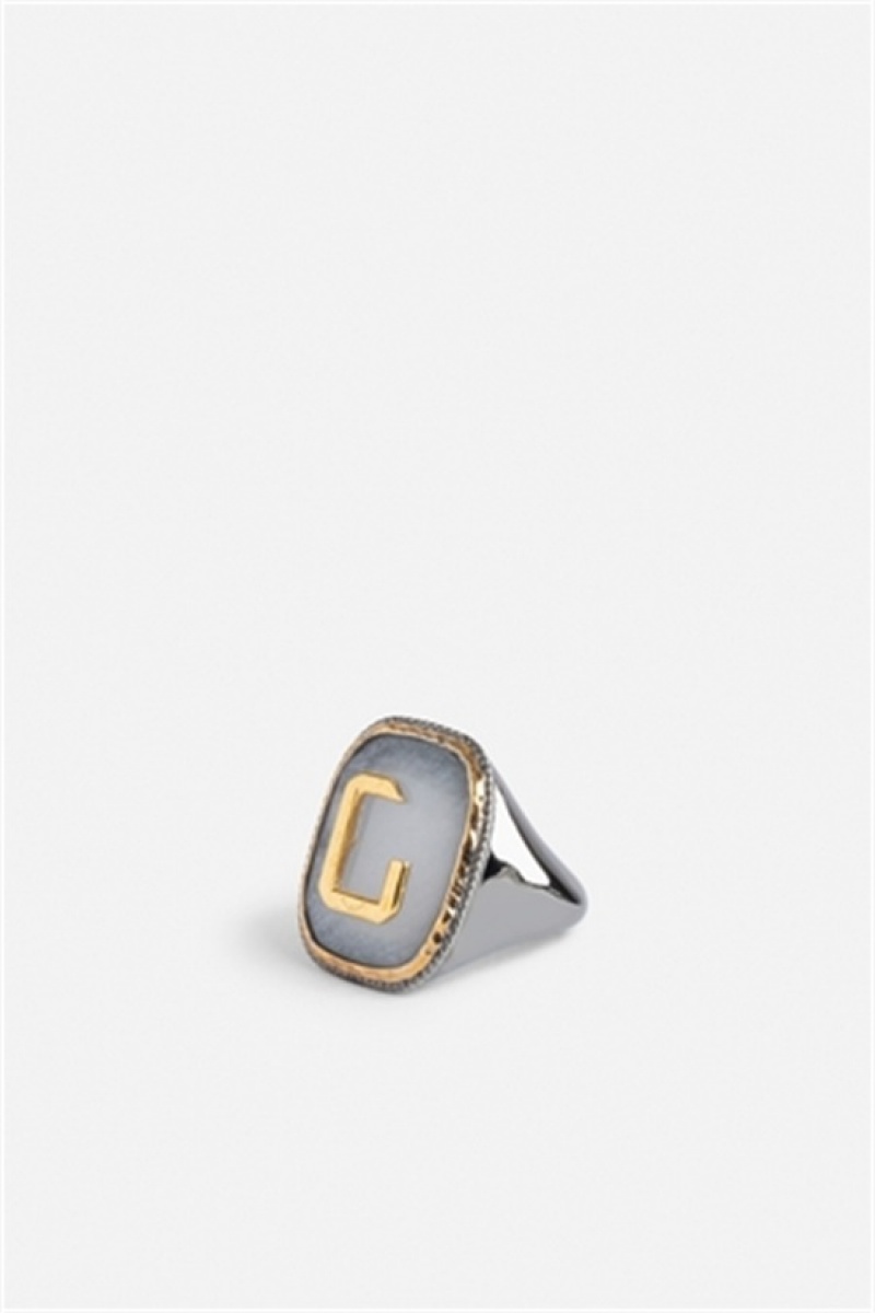 Zadig And Voltaire Cecilia Signet Ring Flash | ZV-255863