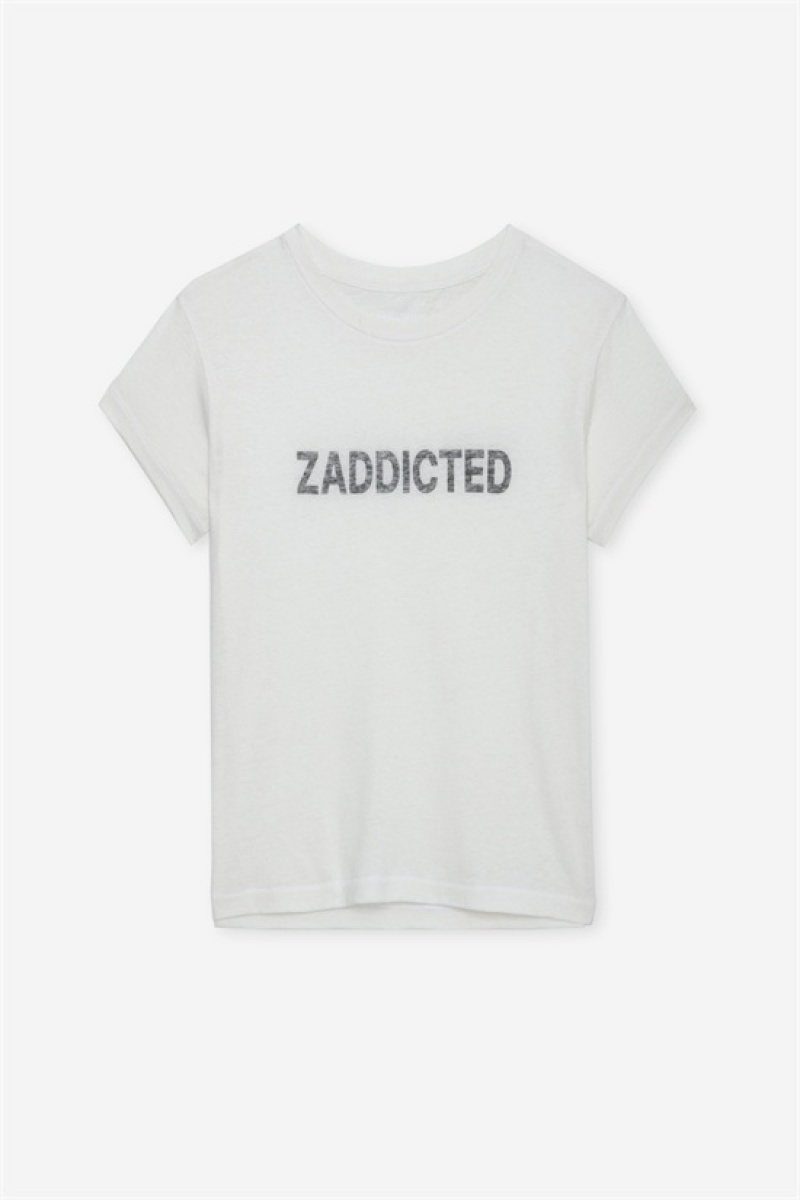 Zadig And Voltaire Charlotte Zaddicted T-shirt Judo | ZV-256274