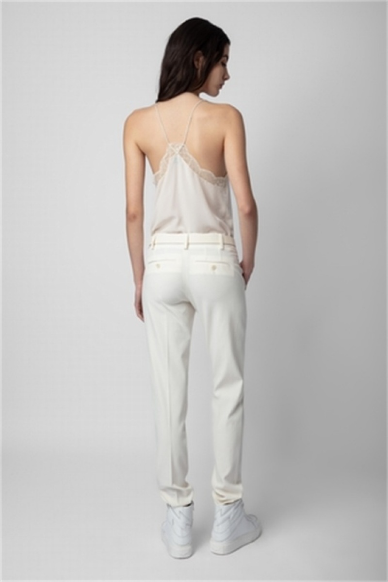 Zadig And Voltaire Christy Camisole Off White | ZV-256320