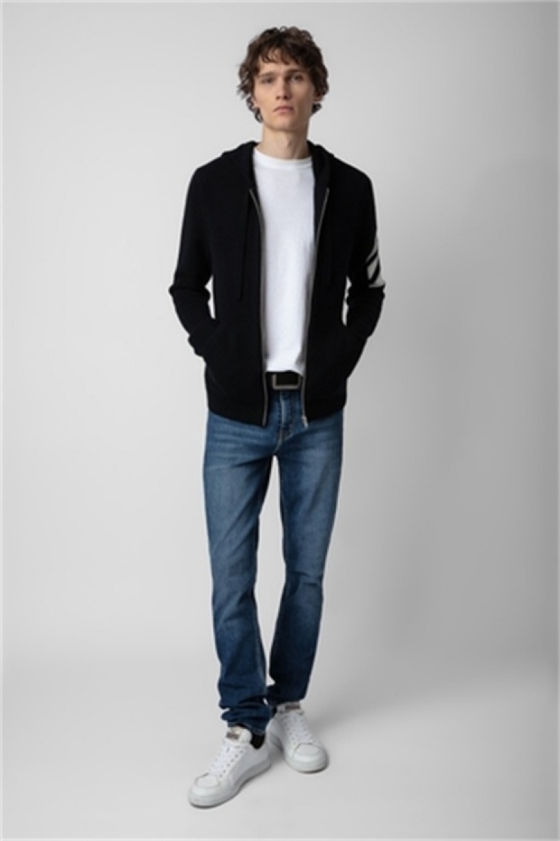 Zadig And Voltaire Clash Cashmere Cardigan Black | ZV-255765