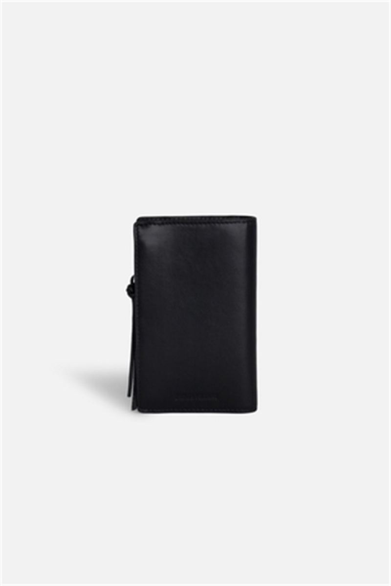 Zadig And Voltaire Compact Eternal Card Holder Black | ZV-255913