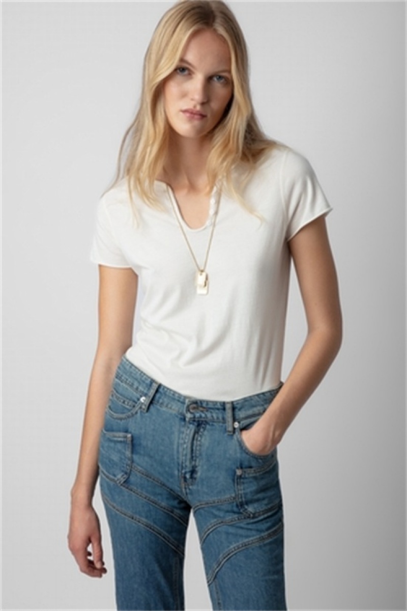 Zadig And Voltaire Concert Crush Henley Top Judo | ZV-256266