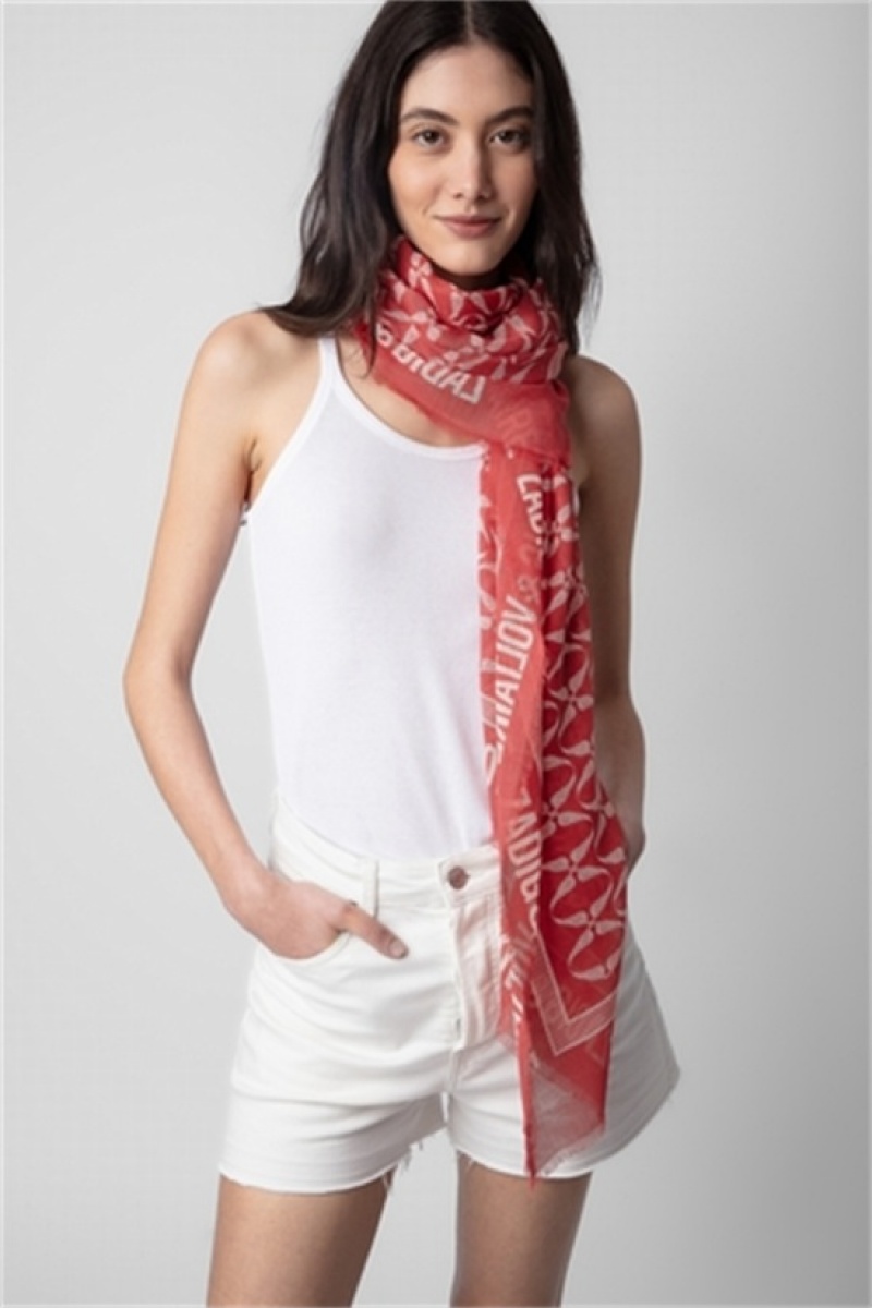 Zadig And Voltaire Delta Rock Scarf Power | ZV-255816