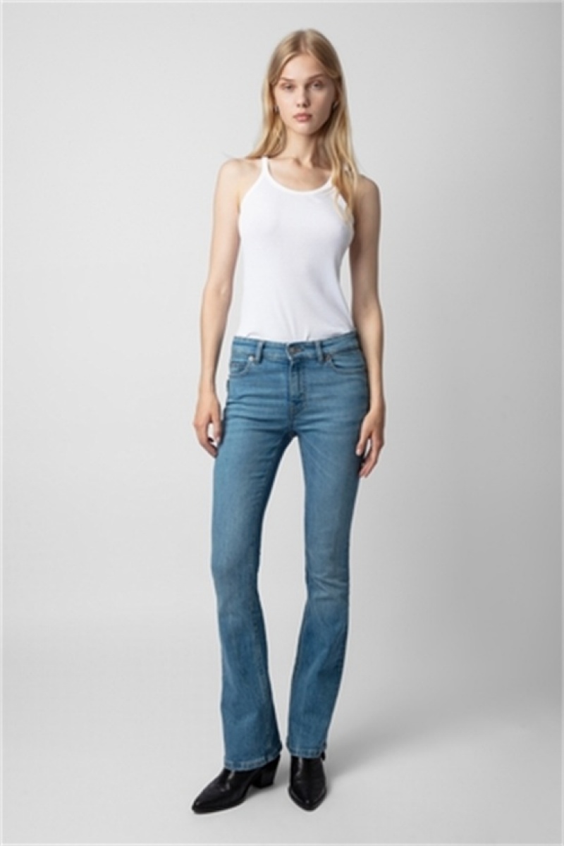 Zadig And Voltaire Eclipse Jeans Blue | ZV-256209