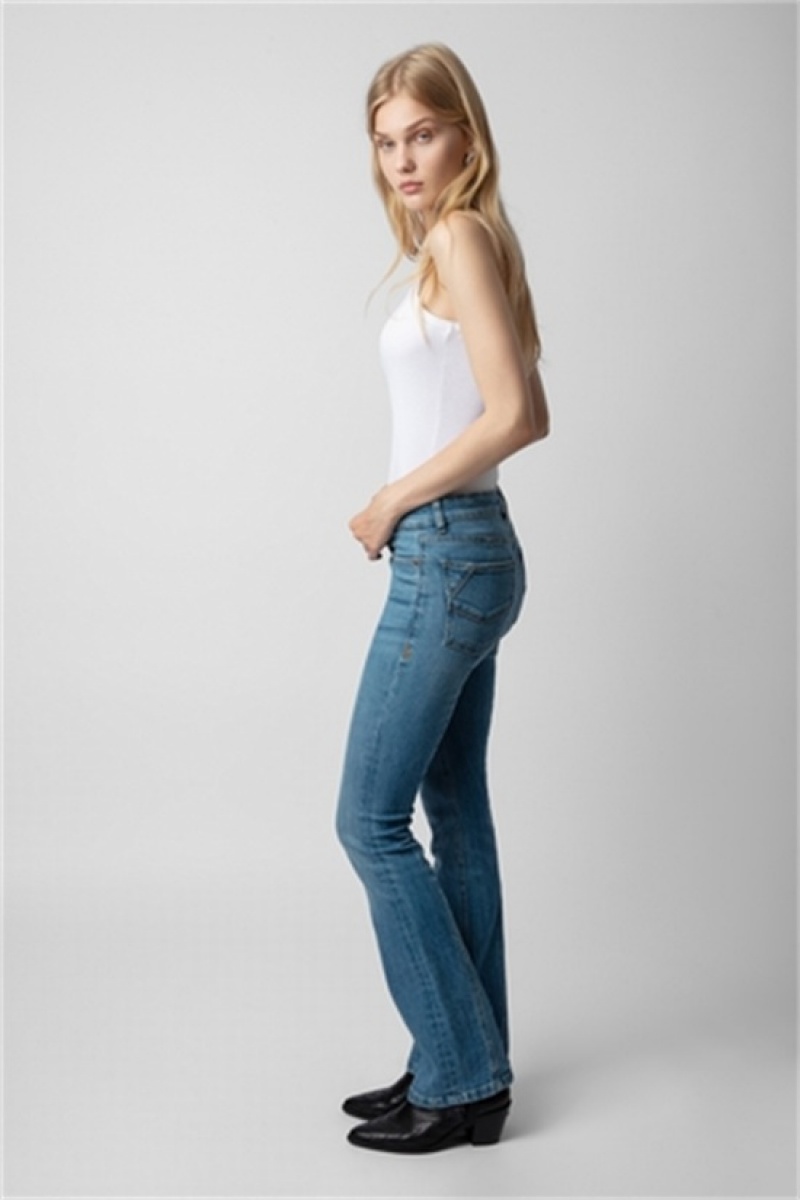 Zadig And Voltaire Eclipse Jeans Blue | ZV-256209