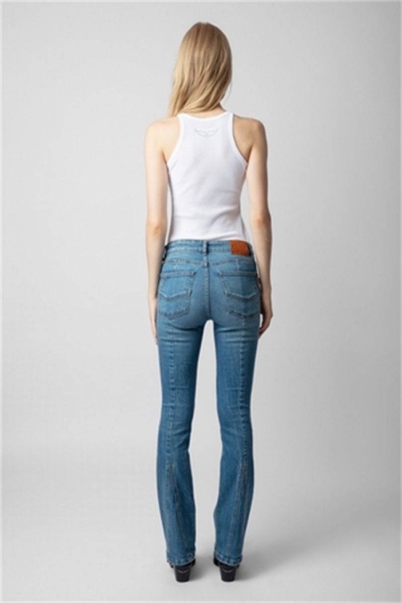 Zadig And Voltaire Eclipse Jeans Blue | ZV-256209