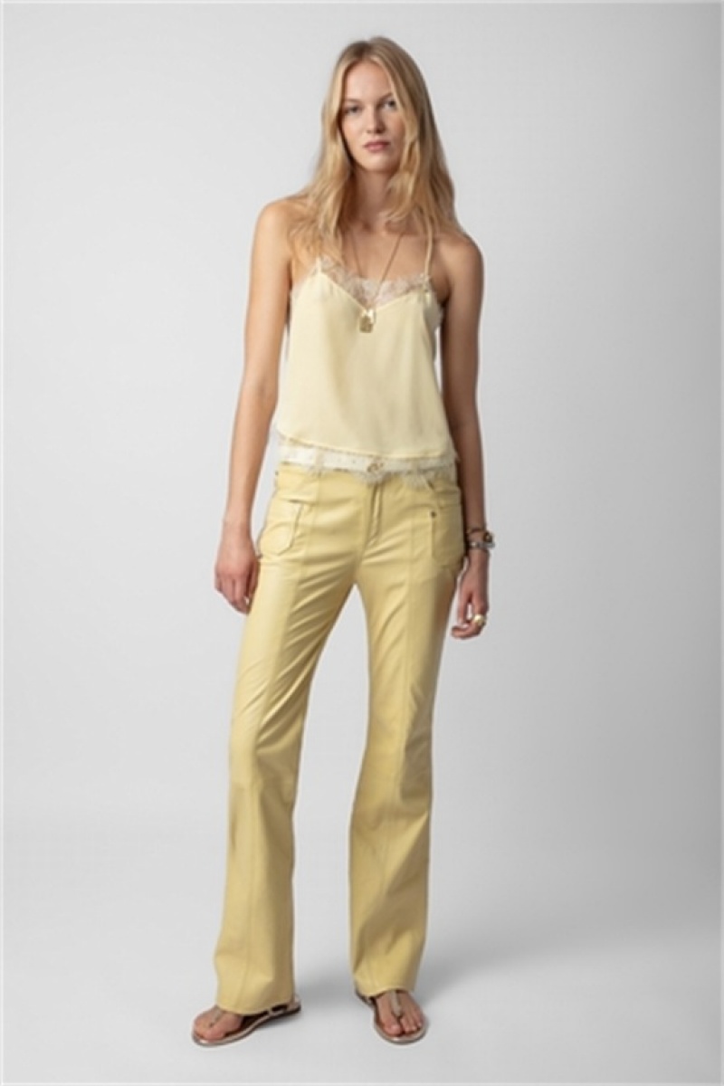 Zadig And Voltaire Elvir Leather Pants Shea | ZV-256225