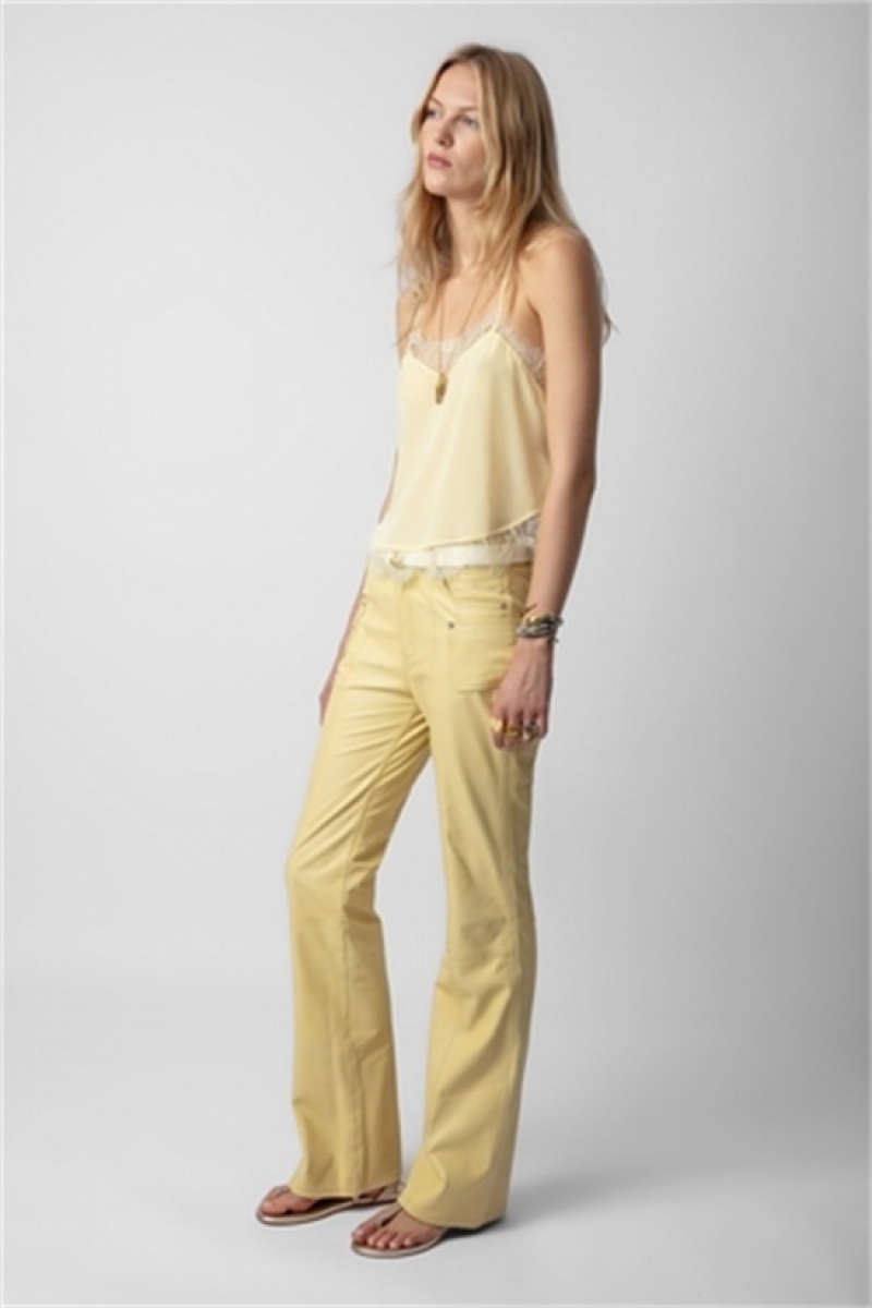 Zadig And Voltaire Elvir Leather Pants Shea | ZV-256225