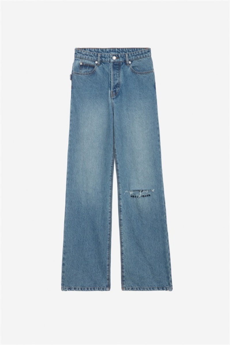 Zadig And Voltaire Evy Jeans Medium Blue | ZV-256208