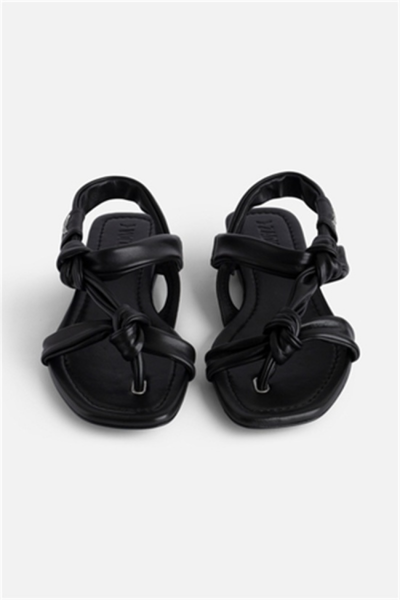 Zadig And Voltaire Forget Me Knot Sandals Black | ZV-255787