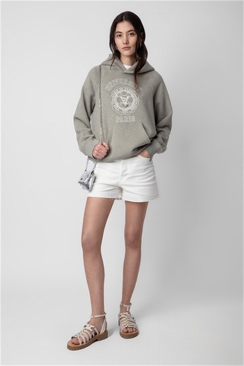 Zadig And Voltaire Georgy Diamante Hoodie Trellis | ZV-256244