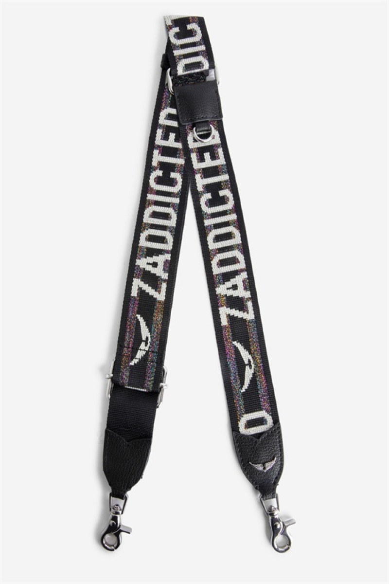 Zadig And Voltaire Glitter Bag Strap Multicolor | ZV-255956