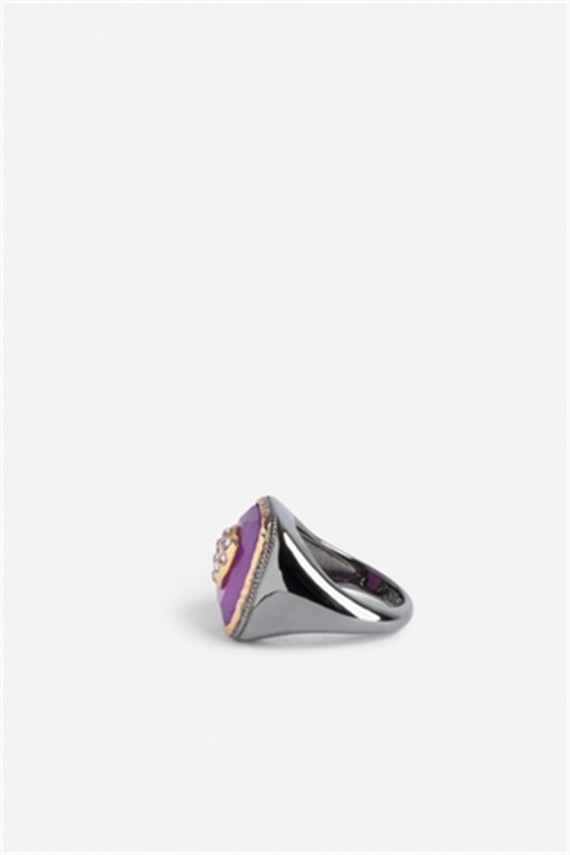 Zadig And Voltaire Heart Signet Ring Boomerang | ZV-255897