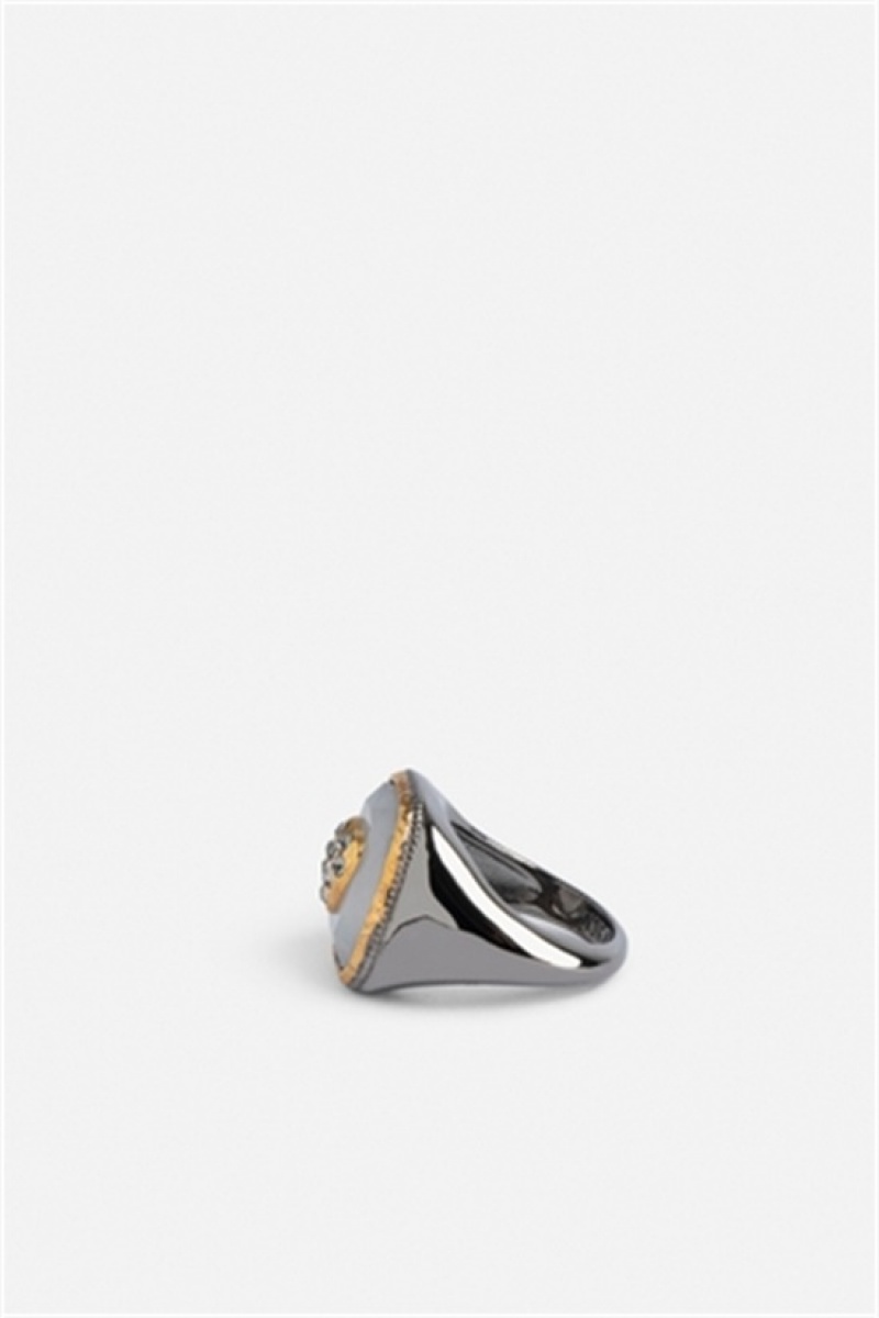 Zadig And Voltaire Heart Signet Ring Flash | ZV-255896