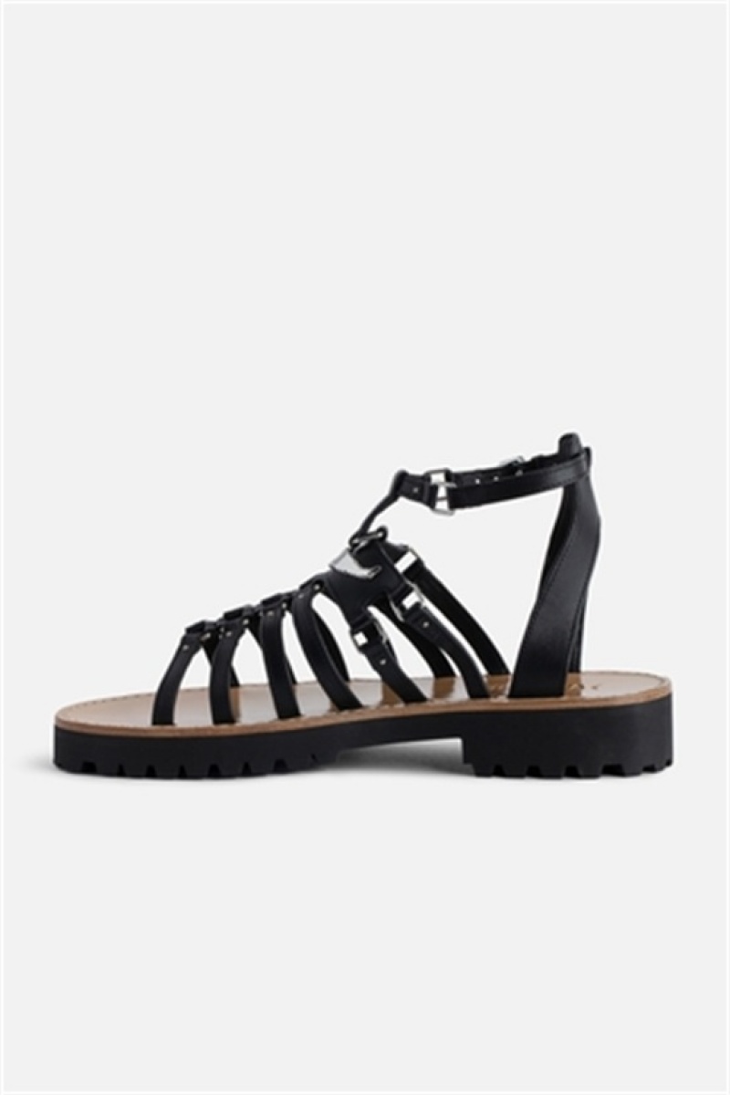 Zadig And Voltaire Joe Sandals Black | ZV-255791