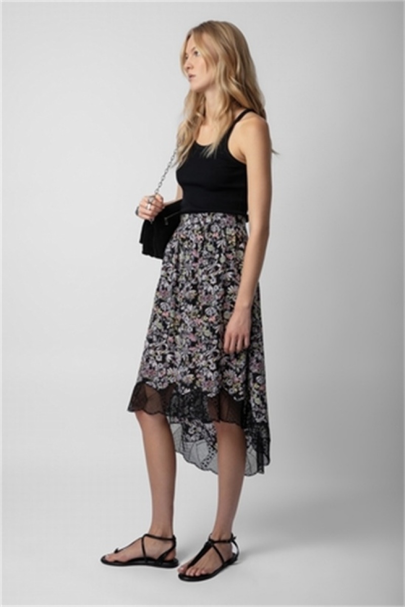 Zadig And Voltaire Joslin Kaya Skirt Black | ZV-256390