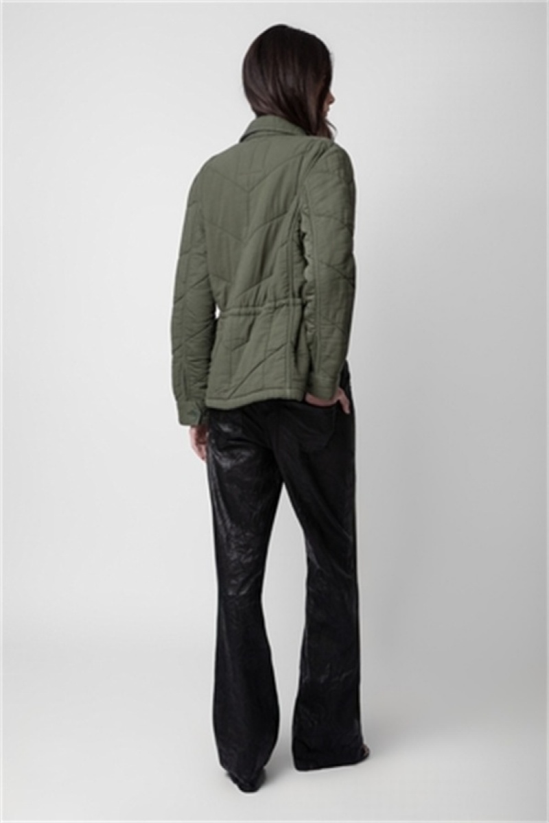 Zadig And Voltaire Kayak Jacket Kaki | ZV-256416