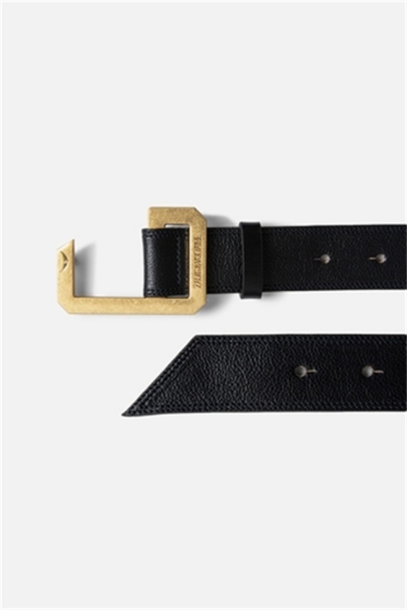 Zadig And Voltaire La Cecilia 35 Mm Belt Dark Blue | ZV-255828